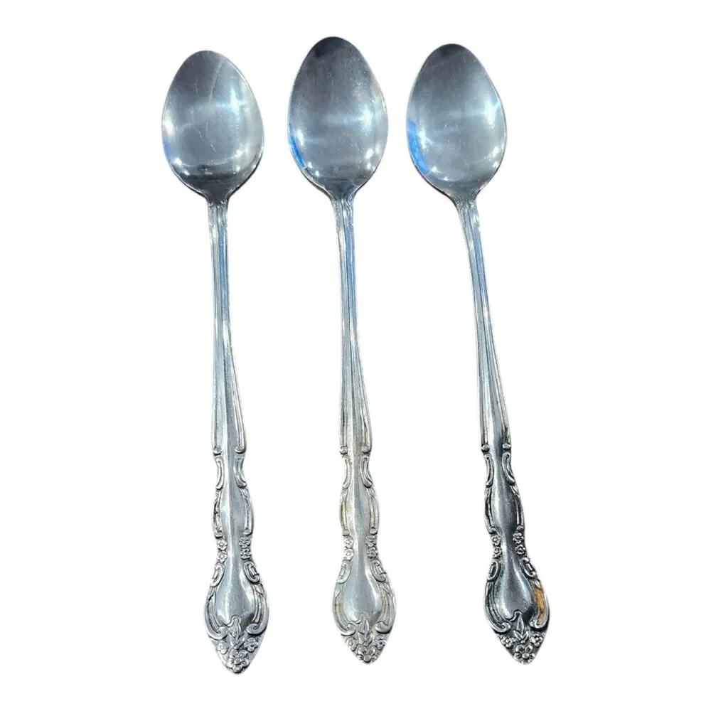 Set of 3 Imperial‎ International Korea ICE TEA SPOONS